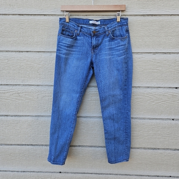 J Brand Aoki slim boyfriend cropped jeans in Caicos size 26 26.5 inch inseam - Picture 1 of 6